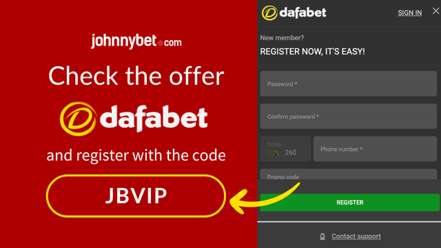 Dafabet promo code registration