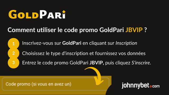 enregistrement goldpari 
