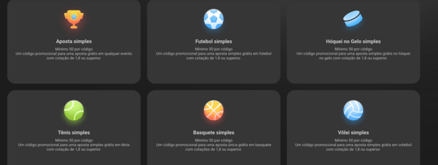 categorias disponiveis em promocao loja de codigos promocionais na betandyou