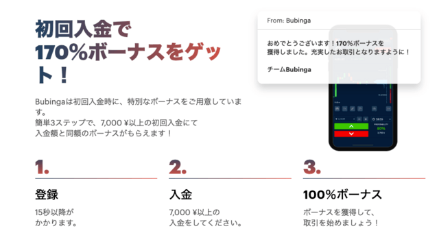 bubinga 限定ボーナス