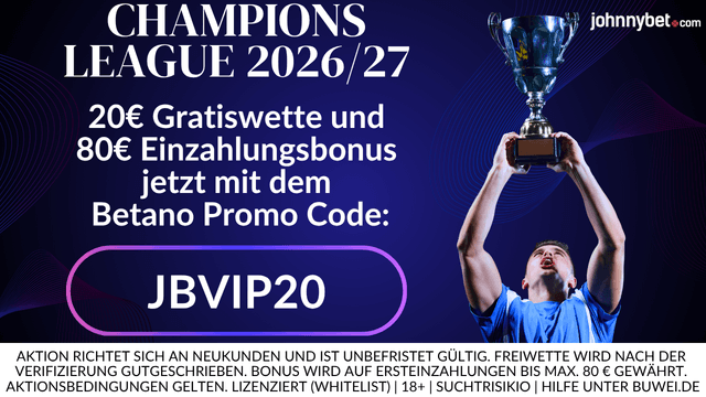 Gute Wettquoten und Wettbonus für die Champions League