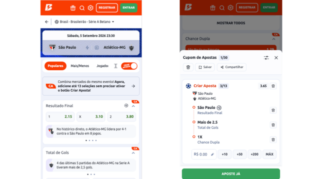 screenshot bet builder Betano