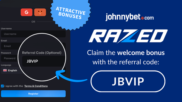 razed referral code registration