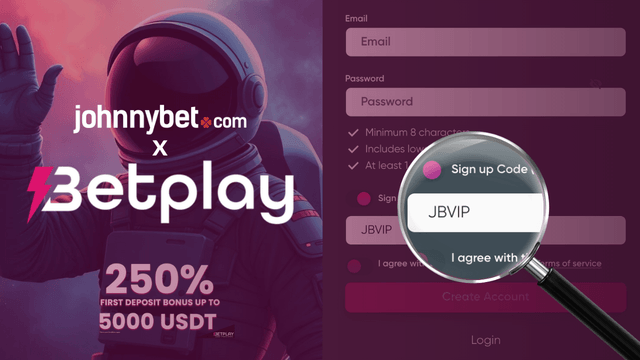 sign up code betplay