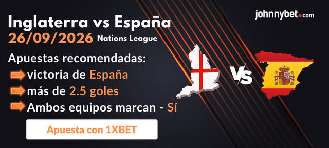 inglaterra - españa predicción de apuestas