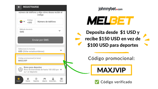 código promocional melbet activo hoy 