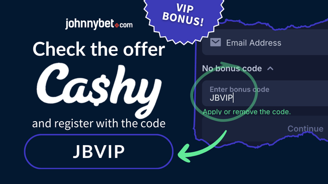 cashy bonus code for registration