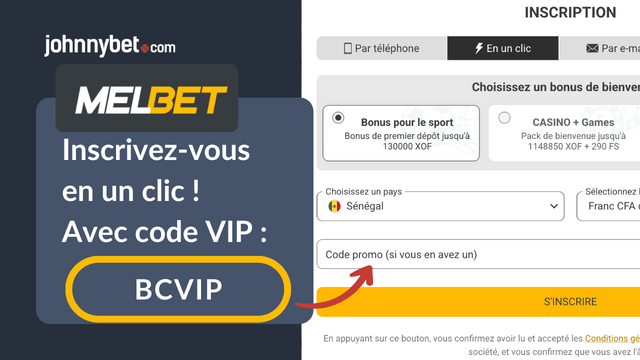 Melbet en ligne s'inscrire