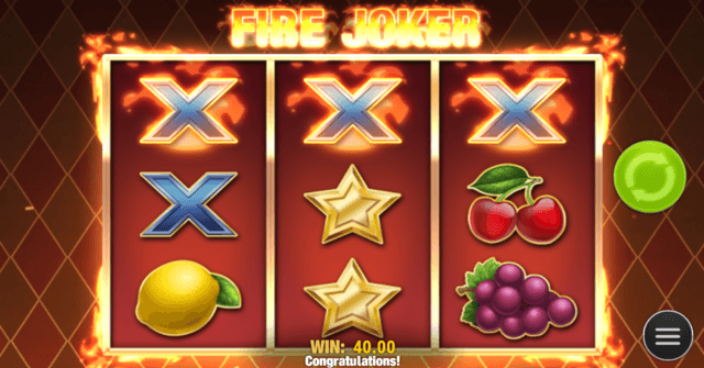 uitleg van de joker fire gokkast