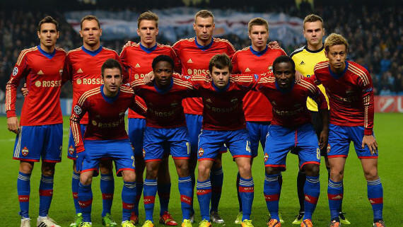 cska moscow team europa league match