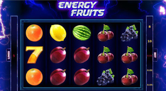Energy Fruits gra owocówka z bonusem