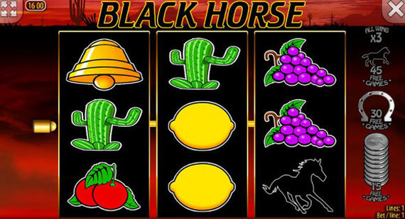 1xBet Black Horse online