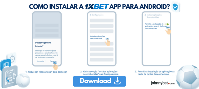 download 1XBET app para Android
