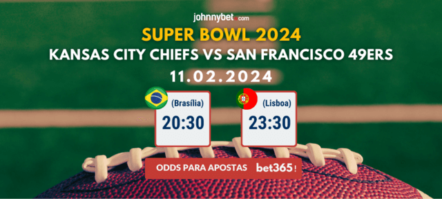 Apostas Super Bowl 2024 ao vivo