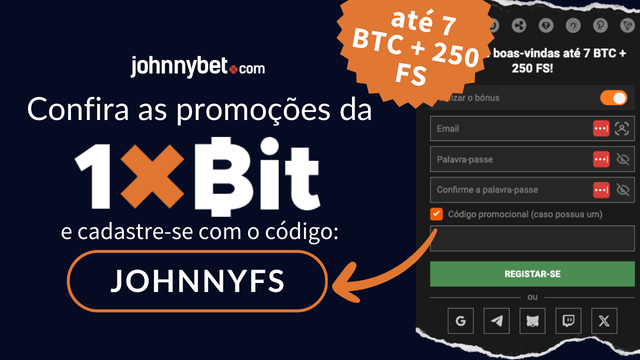 inscriçao na 1xbit com beneficios