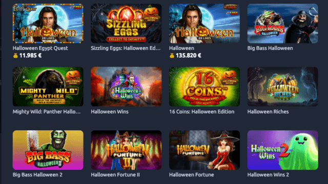 casa de apostas com jogos de halloween