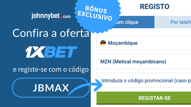 Código Promocional 1XBET Moçambique 2025