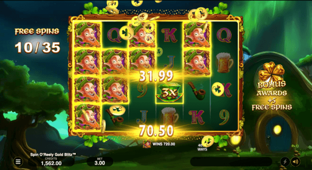 demo spin o'reely bet365