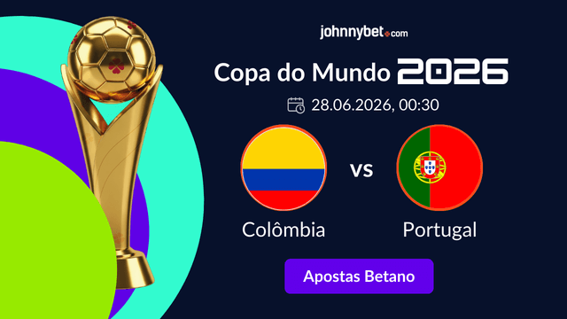 apostas no resultado do jogo colombia vs portugal da copa do mundo 2026