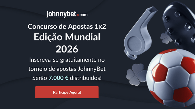 edição Mundial 2026 do torneio de apostas 1x2 JohnnyBet