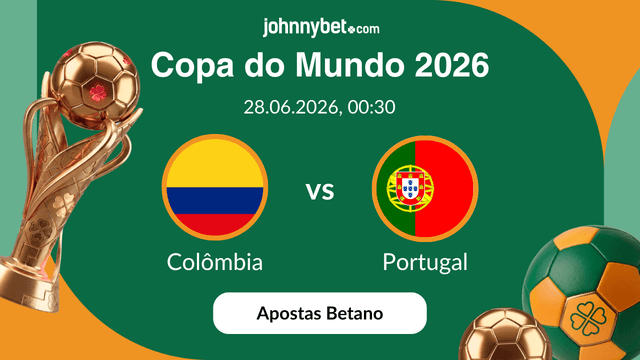 apostas no resultado do jogo colombia vs portugal da copa do mundo 2026