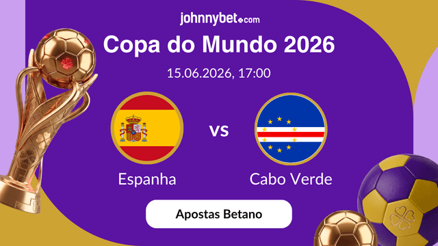 odds de apostas espanha x cabo verde mundial 2026