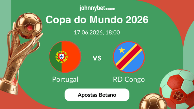 apostas portugal vs rd congo copa do mundo 2026