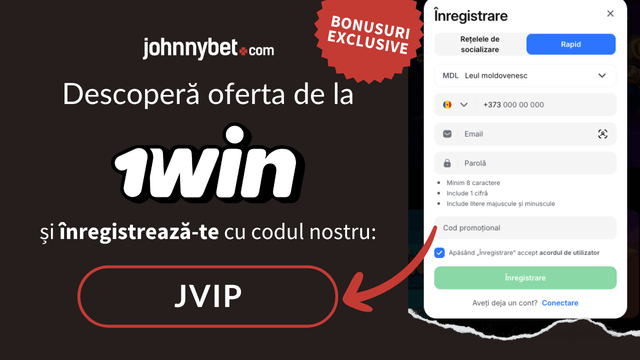 1win cod promoțional înregistrare
