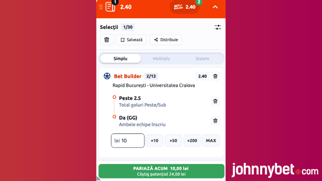 biletul zilei rapid bucuresti - universitatea craiova