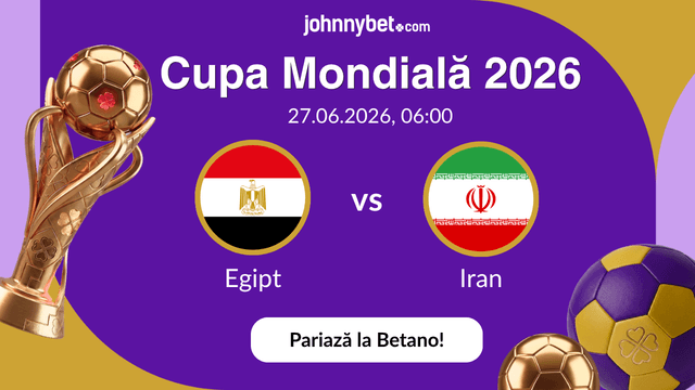 egipt - iran cote pariuri cupa mondială 2026