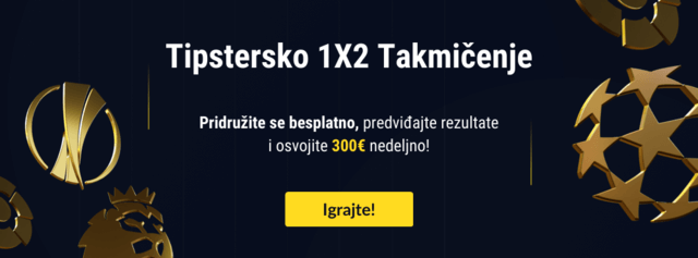 1x2 tupstersko takmičenje sa nagradama na JohnnyBet