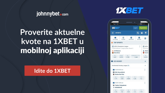 Aplikacija sa najboljim kvotama 1xbet