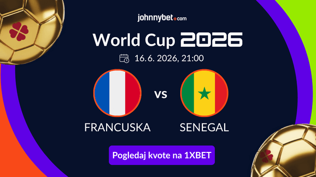 Francuska - Senegal kvote za kladjenje