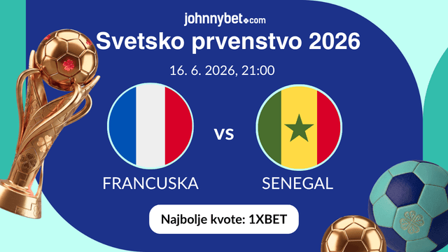 Francuska - Senegal kvote za kladjenje
