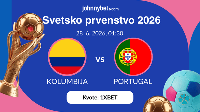 Kolumbija - Portugal online kladjenje i kvote