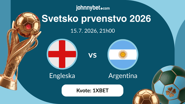 Engleska - Argentina kvote