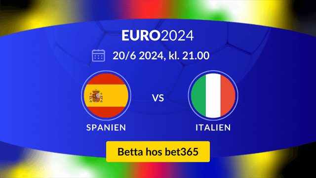 spanien italien vinnare betting