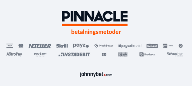 pinnacle betalningsalternativ