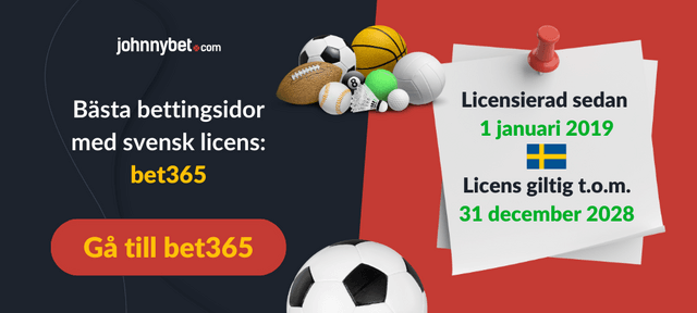 bettingsida med svensk spellicens