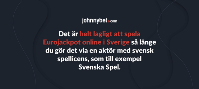 ar det lagligt att spela eurojackpot pa natet