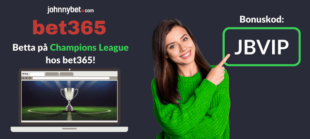 spela pa champions league med koden hos bet365