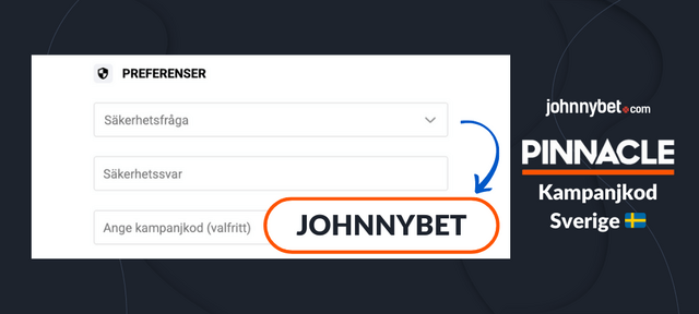 pinnacle kampanjkod registrering