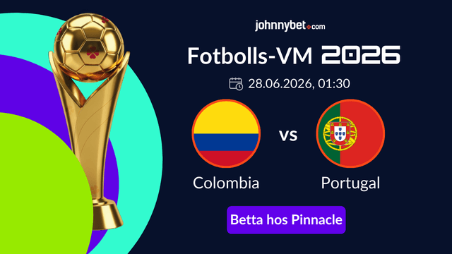 spela pa colombia vs portugal
