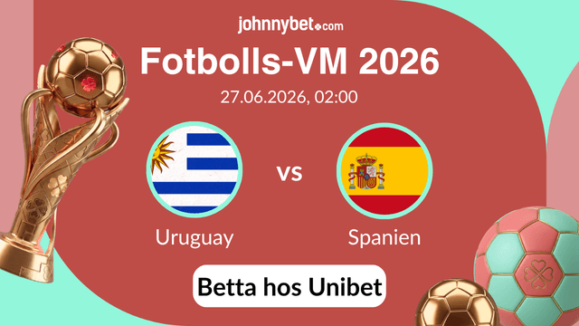spela pa uruguay vs spanien