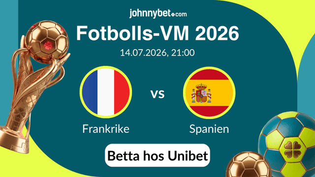 Frankrike - Spanien bästa odds