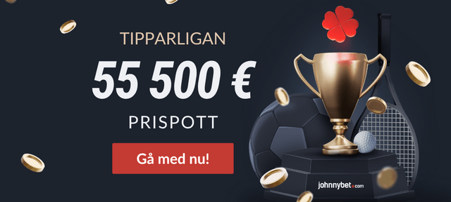 johnnybets tipparliga totala prispotten
