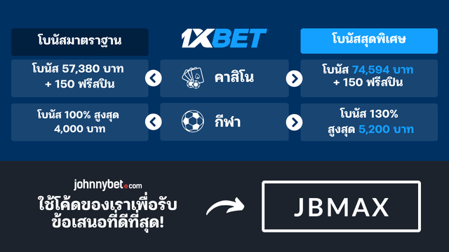 1XBET รหัสโปรโมชั่น 2025