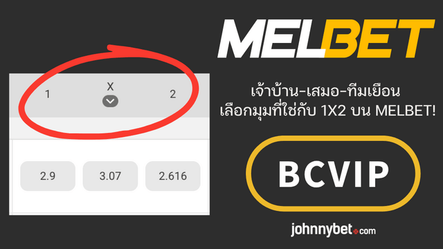 แทงบอล 1X2 ยังไง