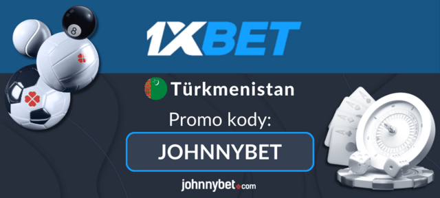 1XBET Turkmenistan promo kody