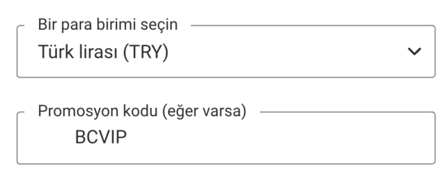 Promosyon koduyla Melbet kaydı